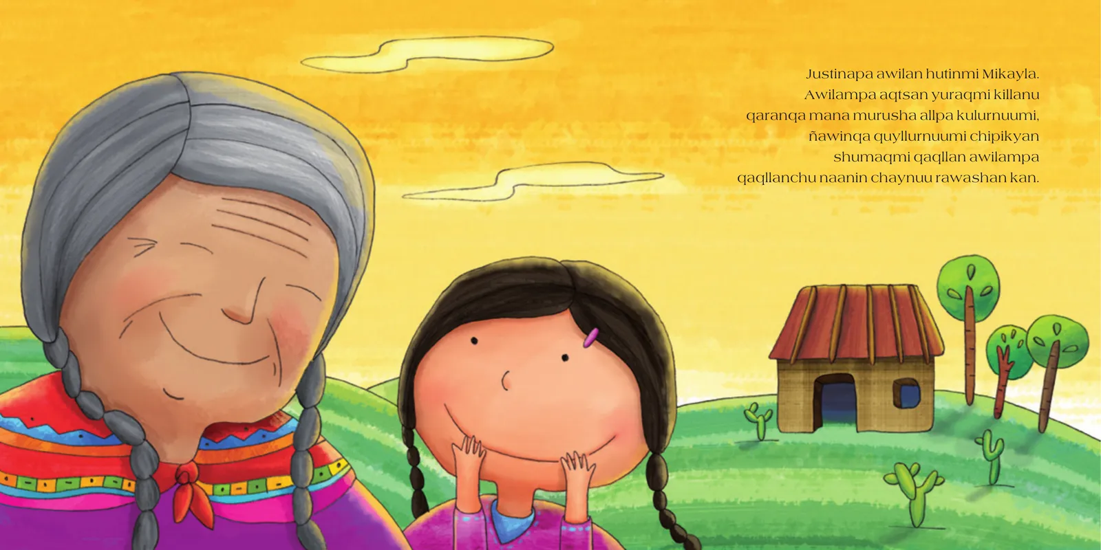 Página 2 de Awila Mikayla. Willakuy 10, Quechua Huánuco · 2009