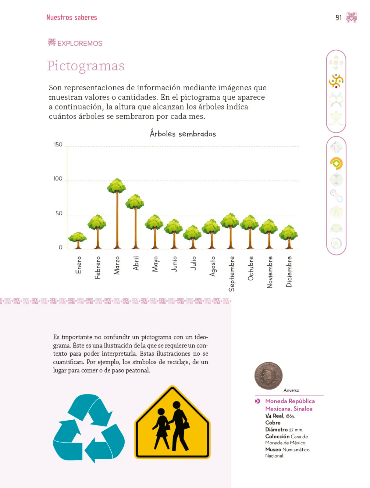Página 92 de Nuestros saberes: Libro para alumnos, maestros y familia. Libro de Educación Primaria Grado 3° Ciclo Escolar 2025 - 2026