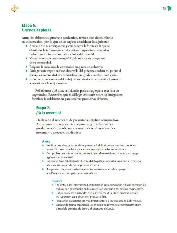 Página 120 de Colección Nanahuatzin. Nuestro libro de Proyectos. Tomo II. Libro de Educación Telesecundaria Grado 3° Ciclo Escolar 2025 - 2026