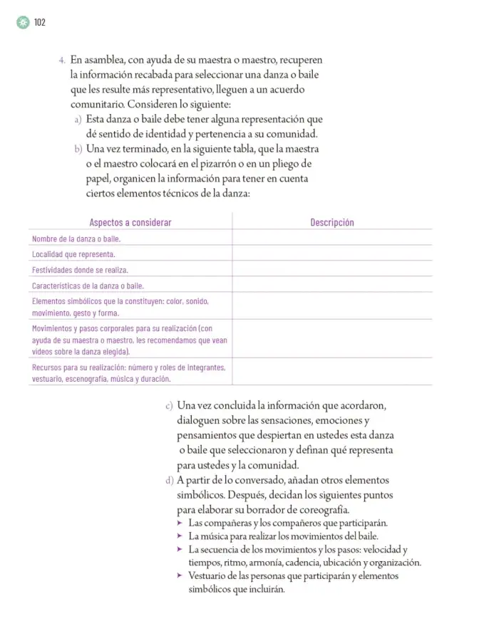 Página 105 de Proyectos Escolares. Libro de Educación Primaria Grado 6° Ciclo Escolar 2025 - 2026