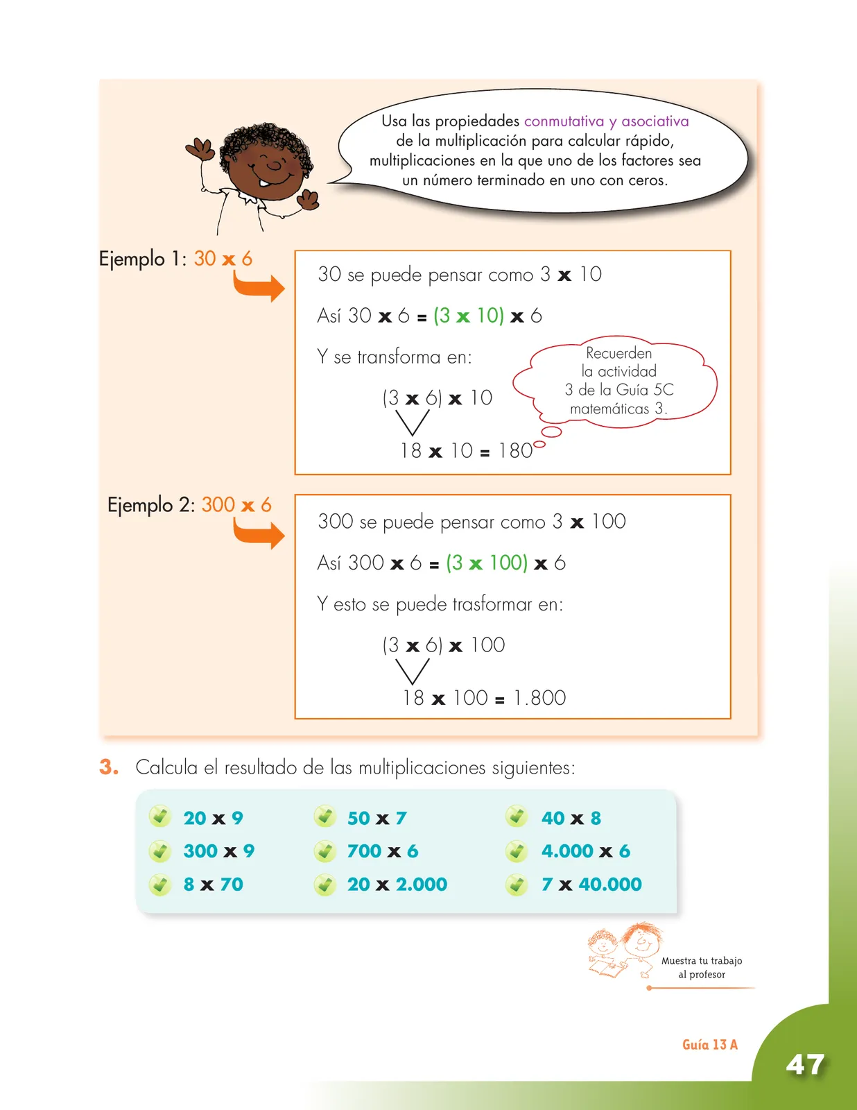 Miniatura página 47 de Matematica 3° · Cartilla 02