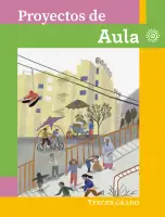 Portada de Proyectos de Aula. Libro de Educación Primaria Grado 3° Ciclo Escolar 2025 - 2026
