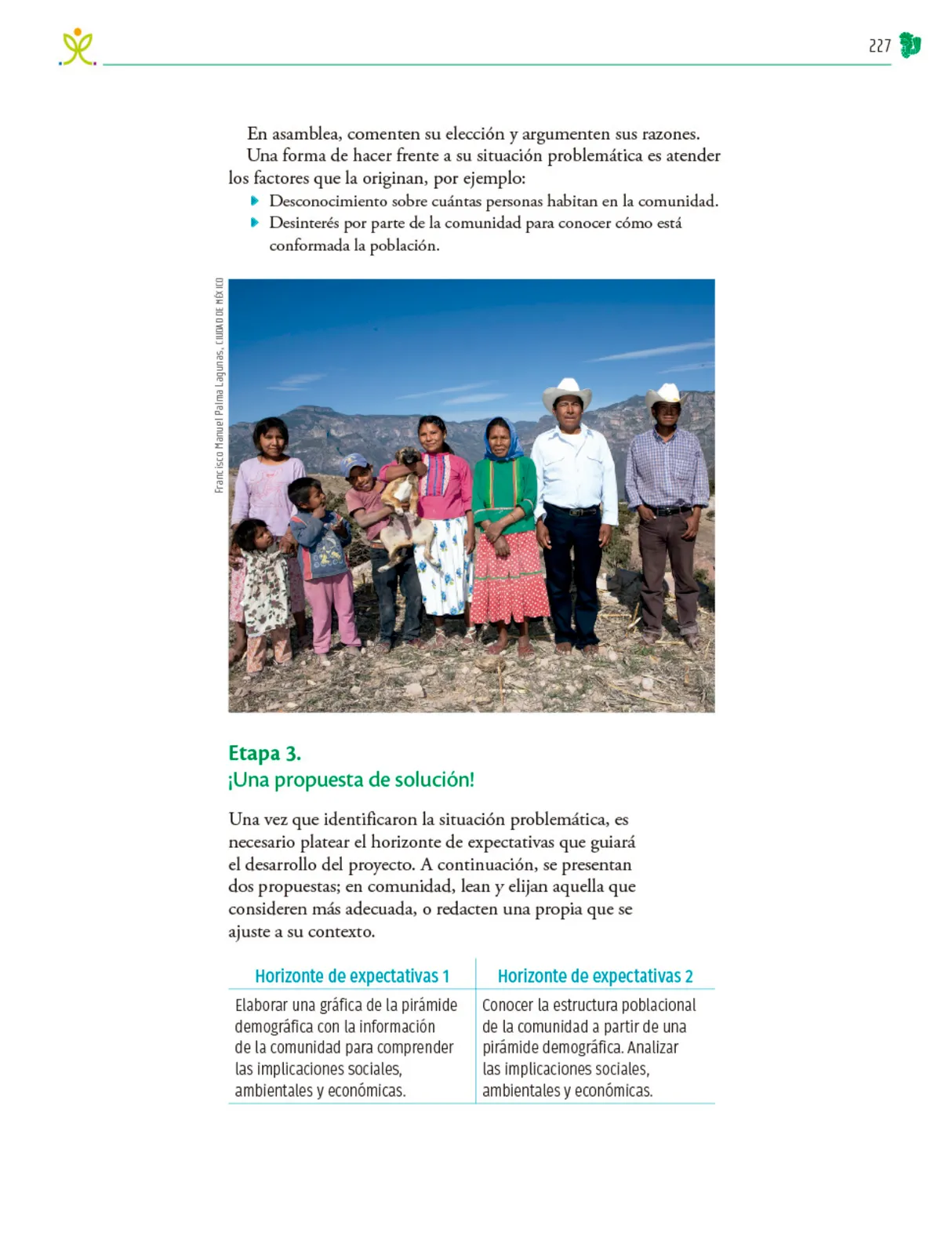 Página 228 de Colección Ximhai. Nuestro libro de Proyectos. Tomo I. Libro de Educación Telesecundaria Grado 1° Ciclo Escolar 2025 - 2026