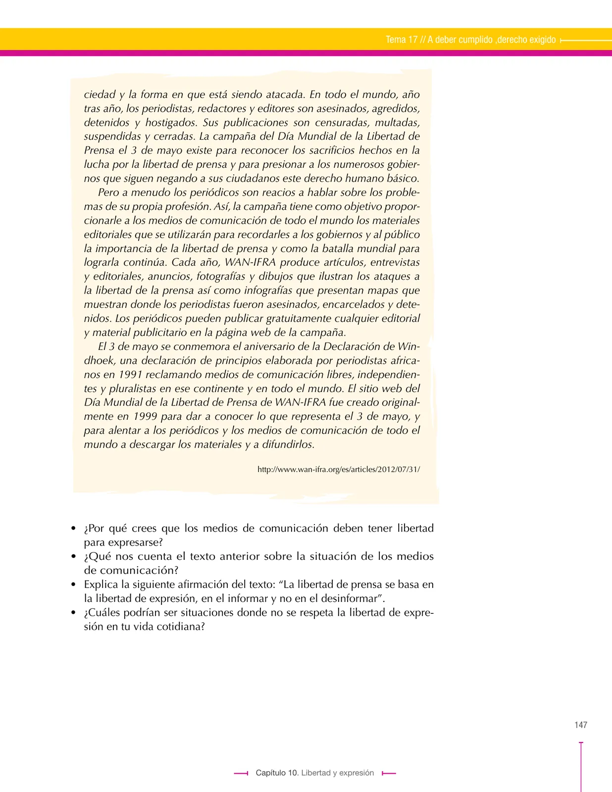 Página 147 de Lenguaje 9° · Secundaria Activa