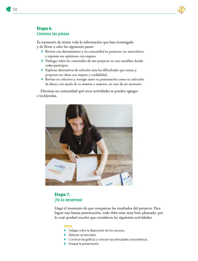 Página 123 de Colección Sk´asolil. Nuestro libro de Proyectos. Tomo I. Libro de Educación Telesecundaria Grado 2° Ciclo Escolar 2025 - 2026