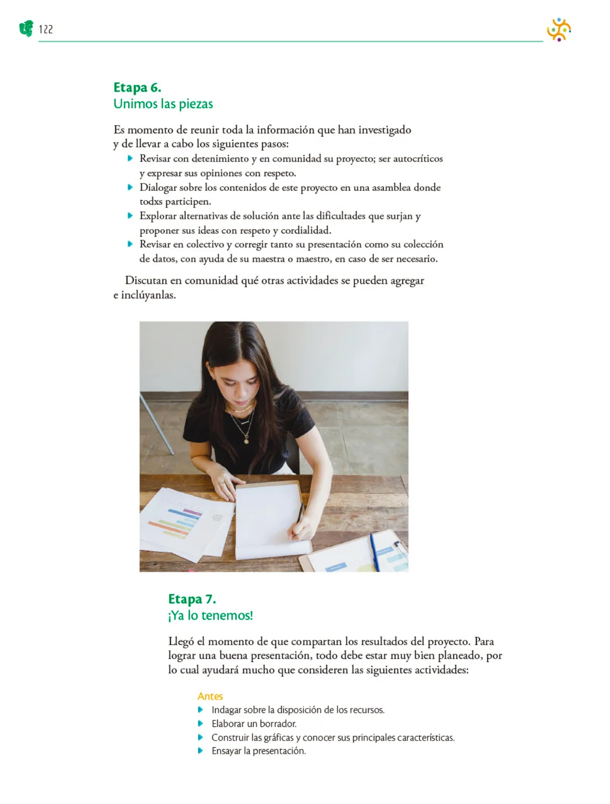 Miniatura página 123 de Colección Sk´asolil. Nuestro libro de Proyectos. Tomo I.    Libro de Educación Telesecundaria Grado 2°  Ciclo Escolar 2025 - 2026