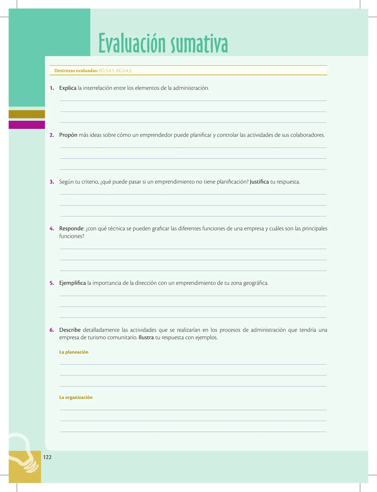 Miniatura página 122 de Emprendimiento Y Gestion · 2do BGU · 2019