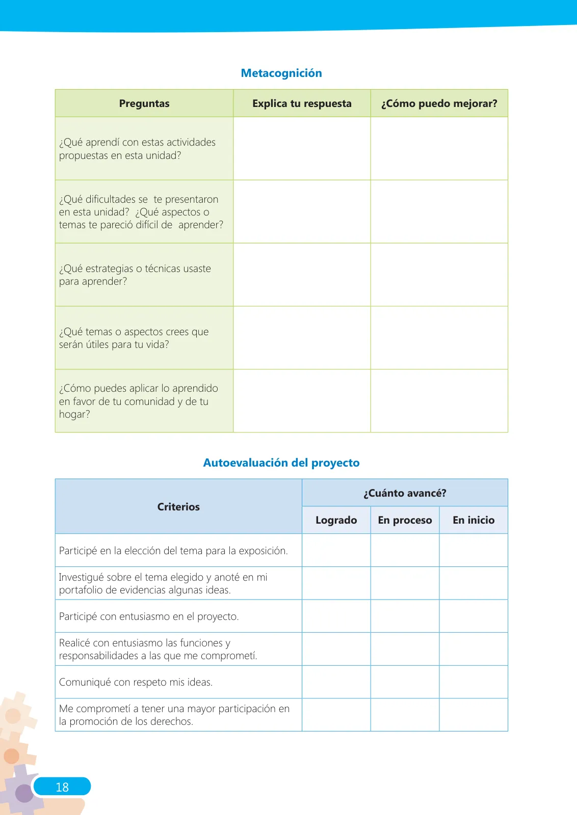 Miniatura página 18 de Guía para el docente sobre el uso del material educativo, Quechua Chanka. Ciclos Inicial e Intermedio, área de Comunicación · 2020