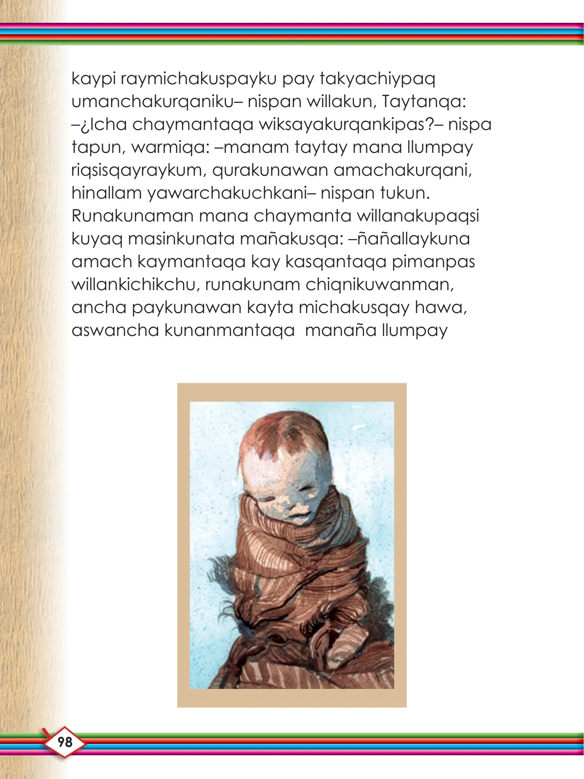 Página 100 de Willakuykuna maytu - Chanka Literatura 2 - 2° Secundaria - Quechua chanka · 2023