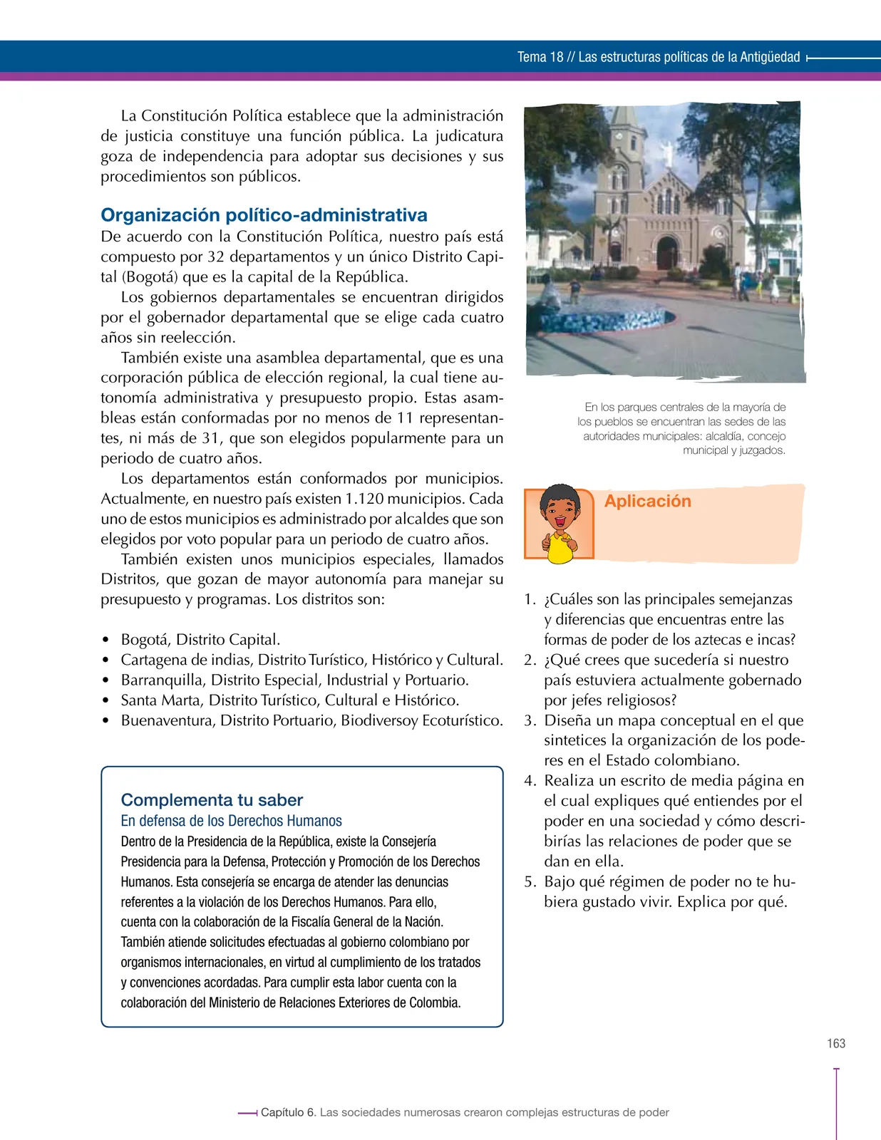 Página 163 de Ciencias Sociales 6° · Secundaria Activa