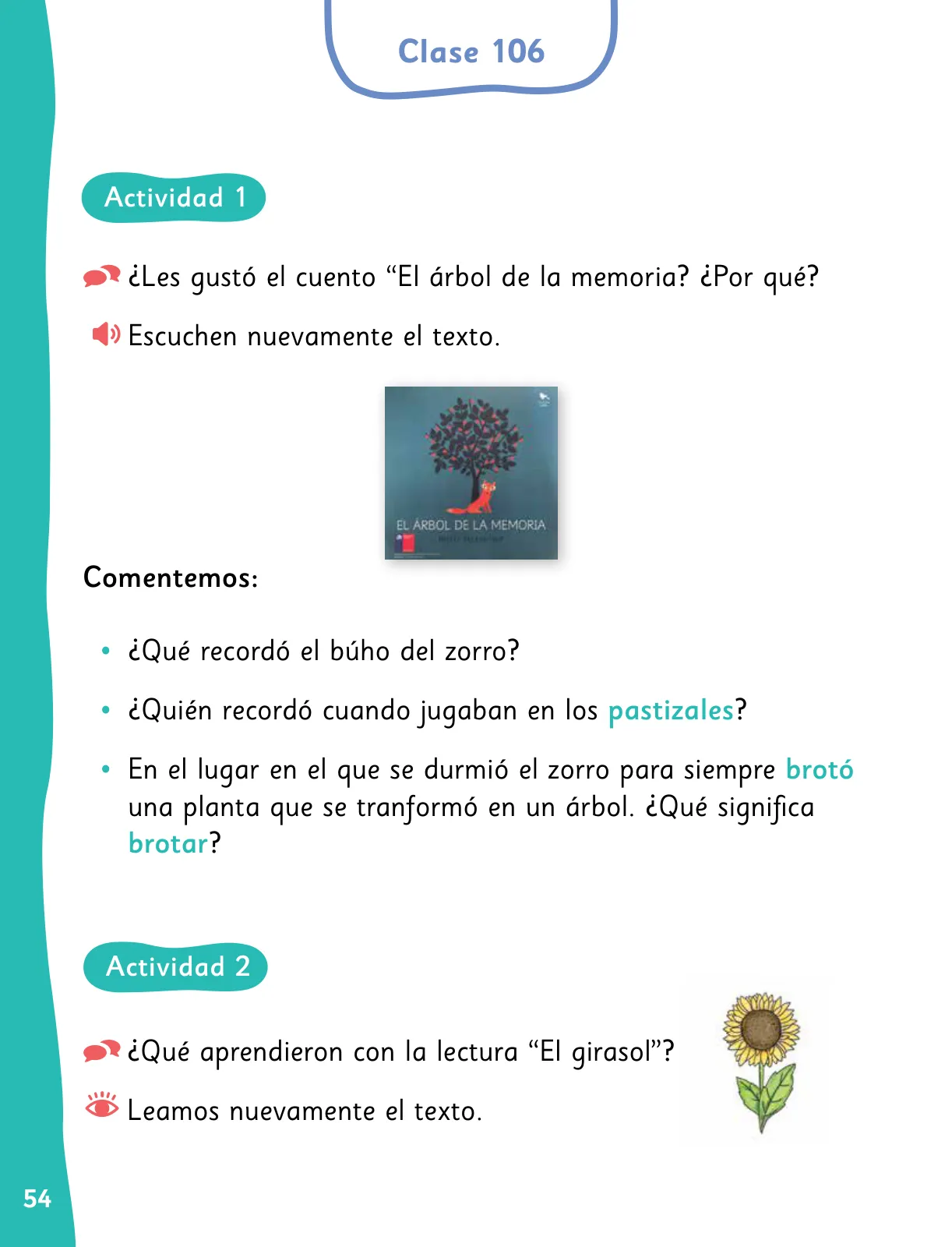 Página 57 de Lenguaje y Comunicación – Primero Básico | Texto del Estudiante MINEDUC – Descargar PDF · 2024