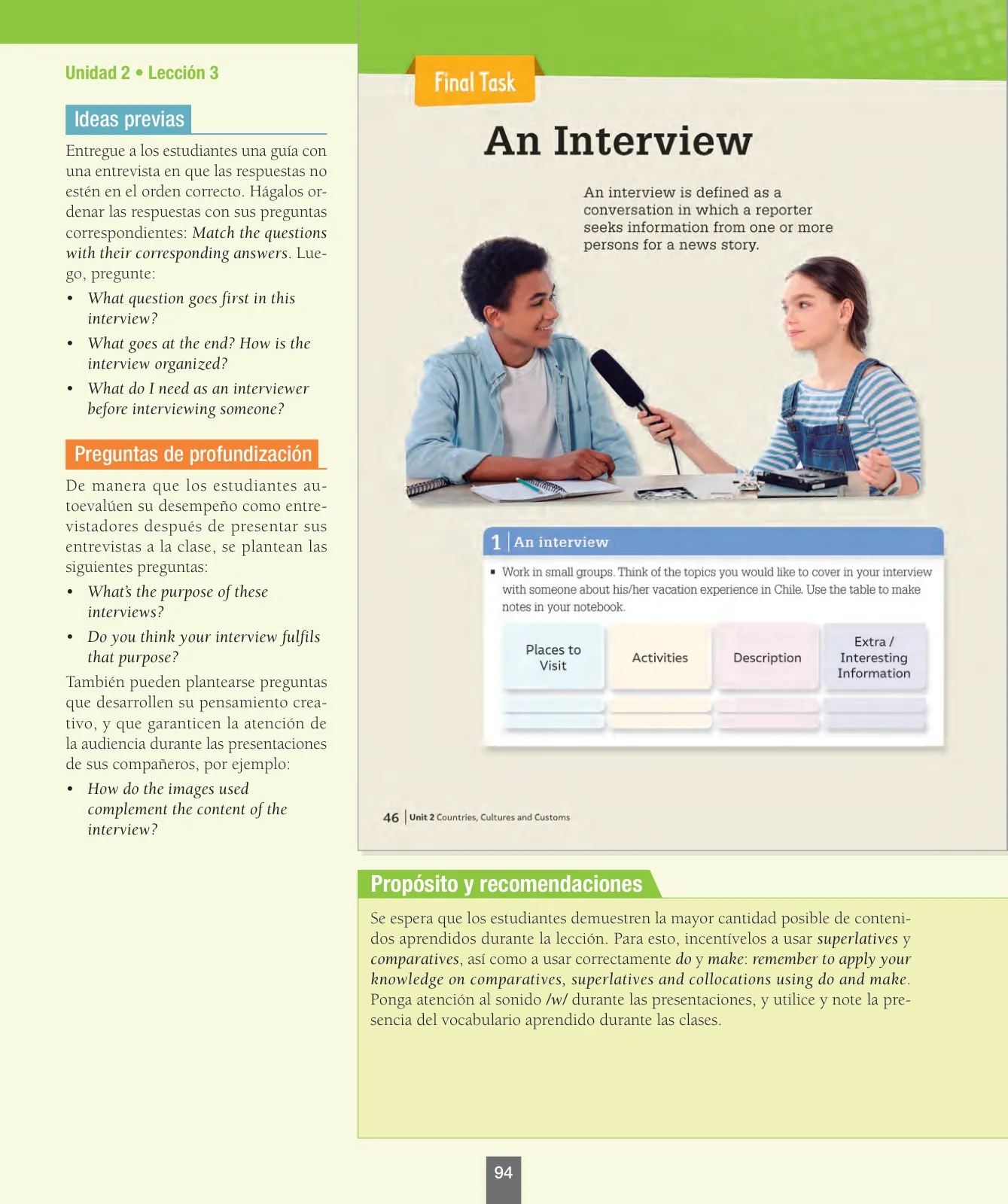 Página 95 de Inglés – Octavo Básico | Student’s Book MINEDUC – Descargar PDF · 2024