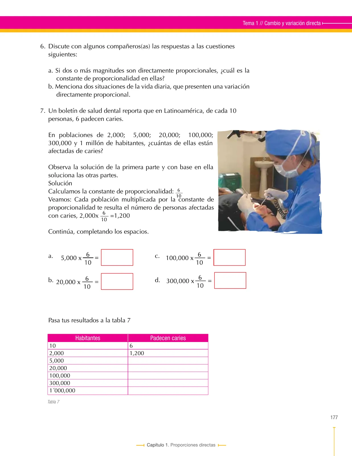 Miniatura página 177 de Matematica 6° · Secundaria Activa