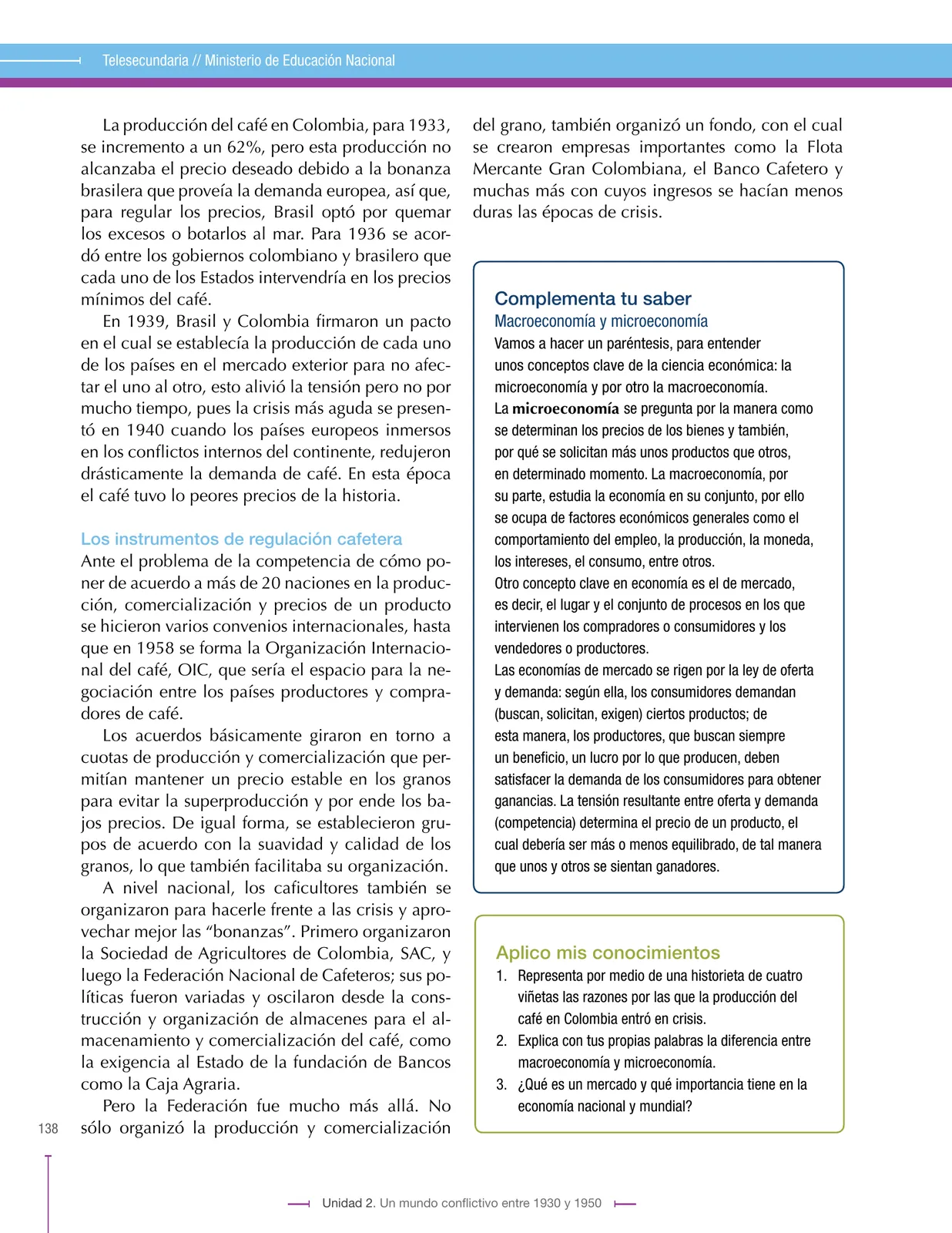Página 138 de Ciencias Sociales 9° · Secundaria Activa