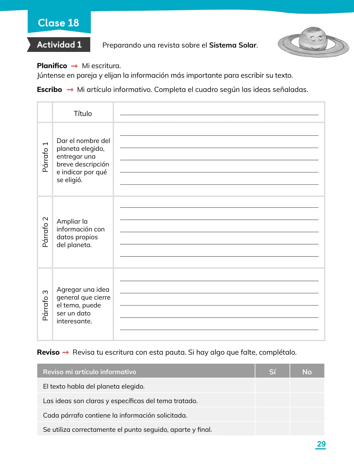 Página 31 de Lenguaje y Comunicación – Tercero Básico | Texto del Estudiante MINEDUC – Descargar PDF · 2024