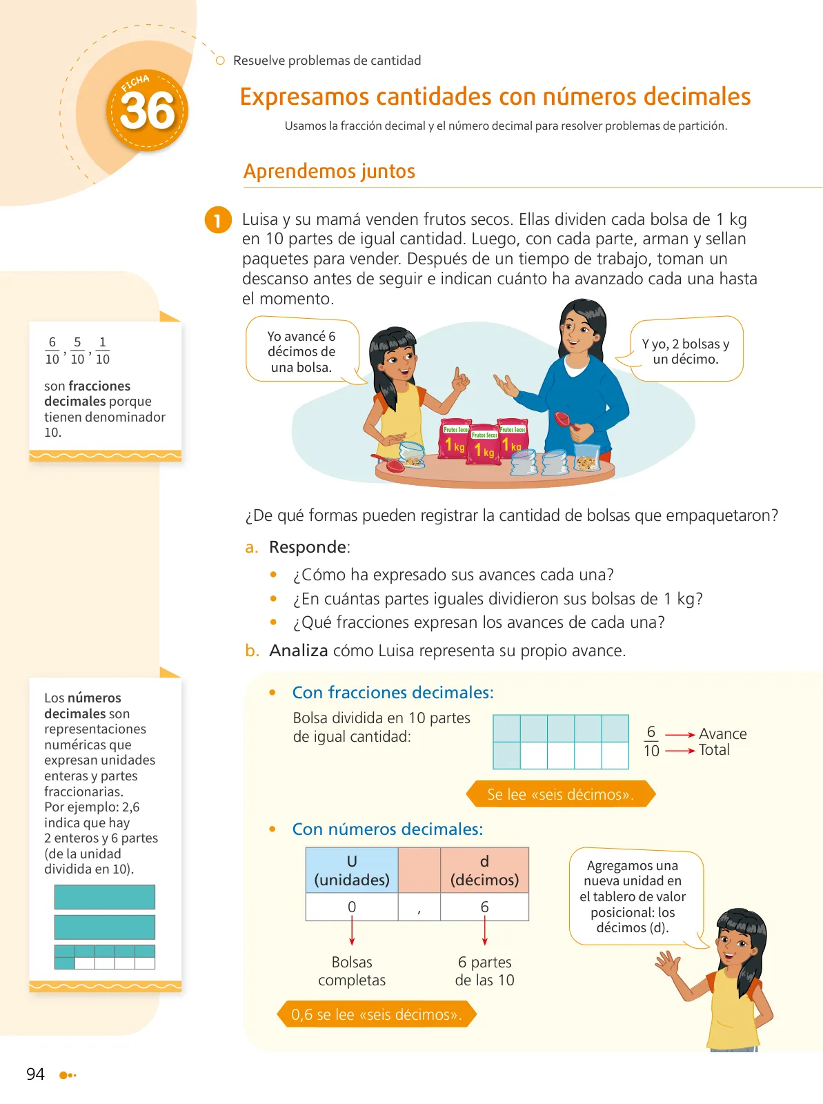 Miniatura página 96 de Texto de Matemática 5. Quinto grado de Primaria · 2024