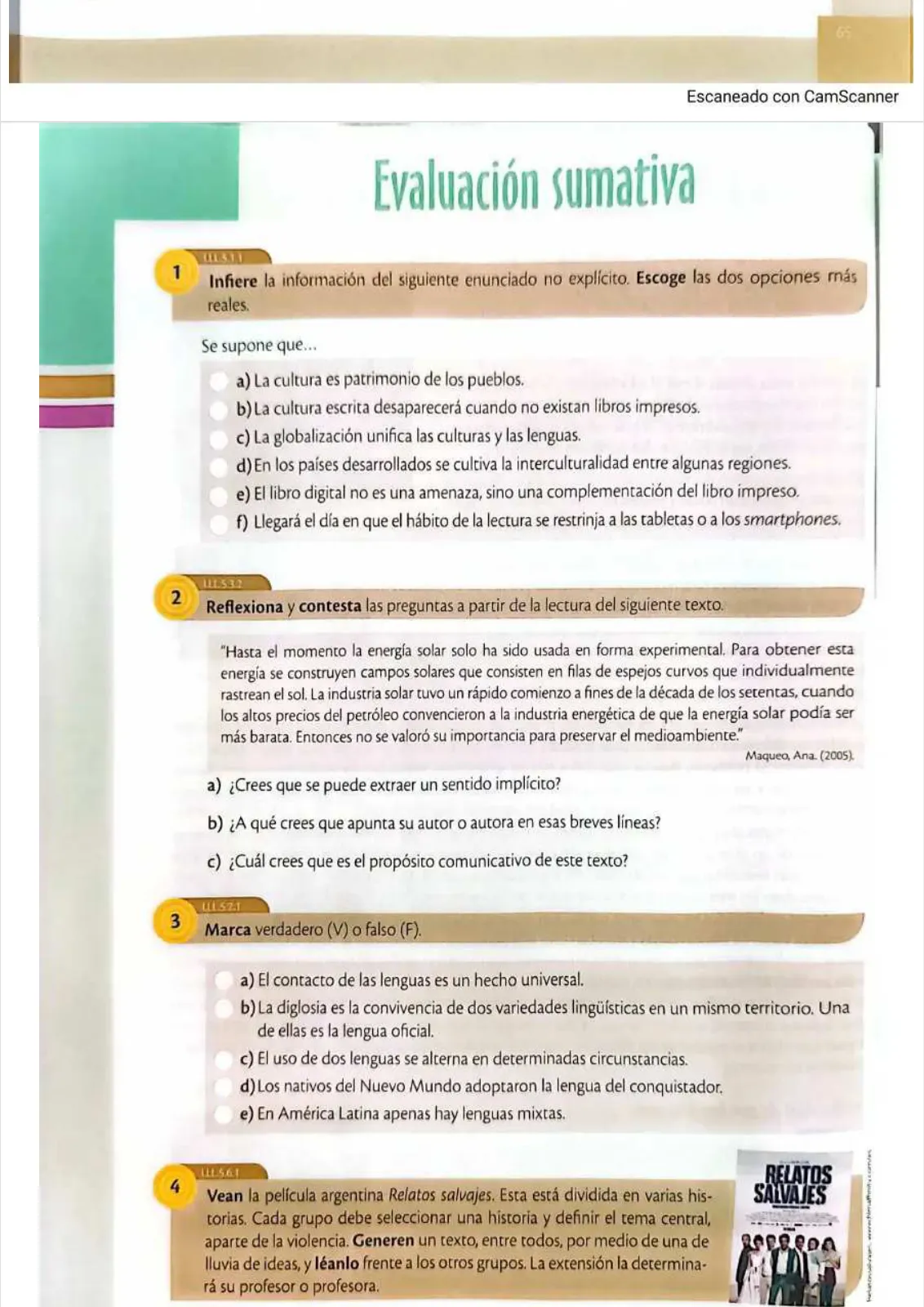 Miniatura página 63 de Lengua y Literatura 1 BGU · 2025