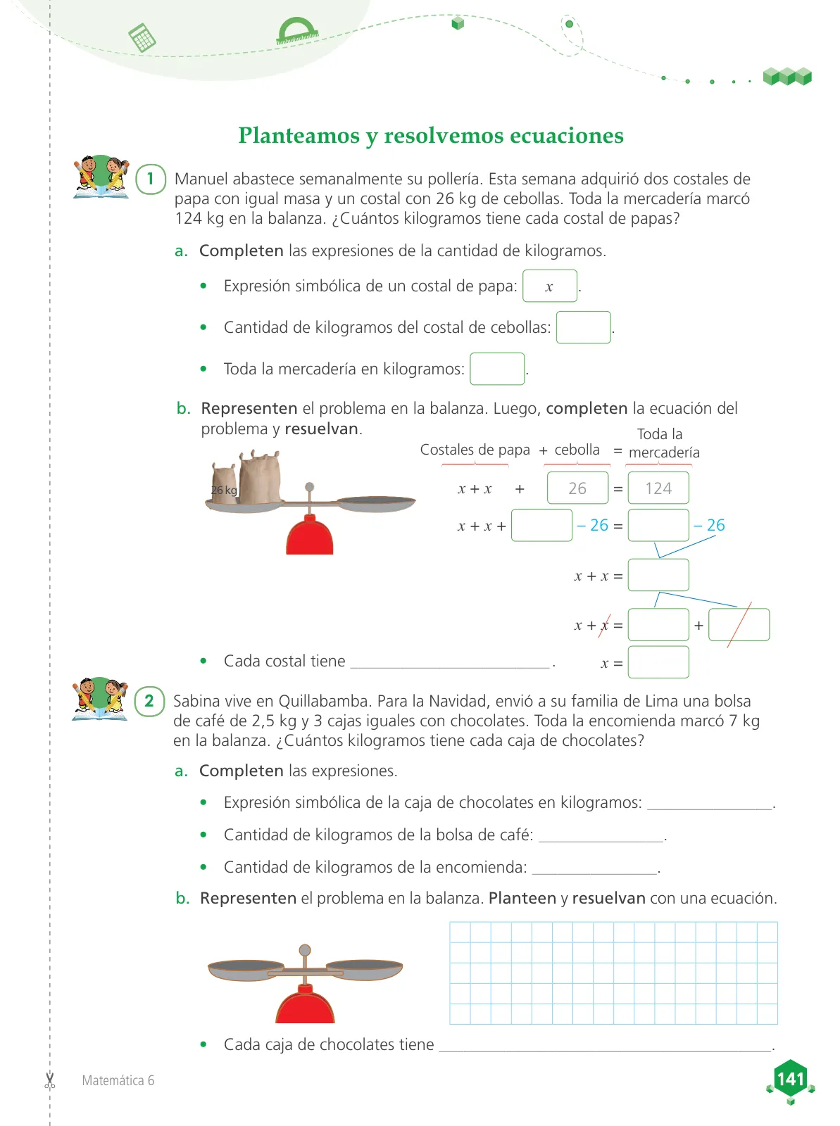 Miniatura página 143 de Matemática 6 : cuaderno de trabajo para sexto grado de Educación Primaria 2019 · 2019