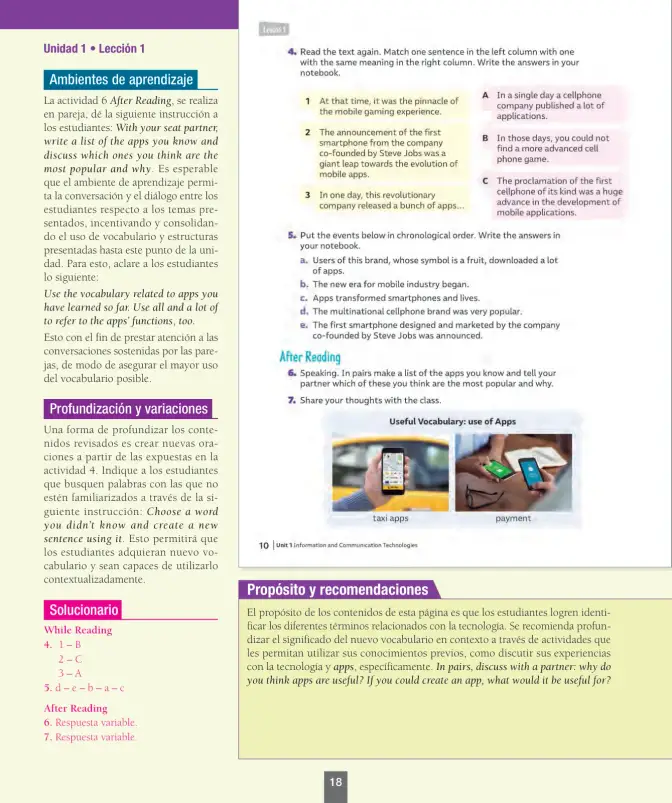 Página 19 de Inglés – Octavo Básico | Student’s Book MINEDUC – Descargar PDF · 2024
