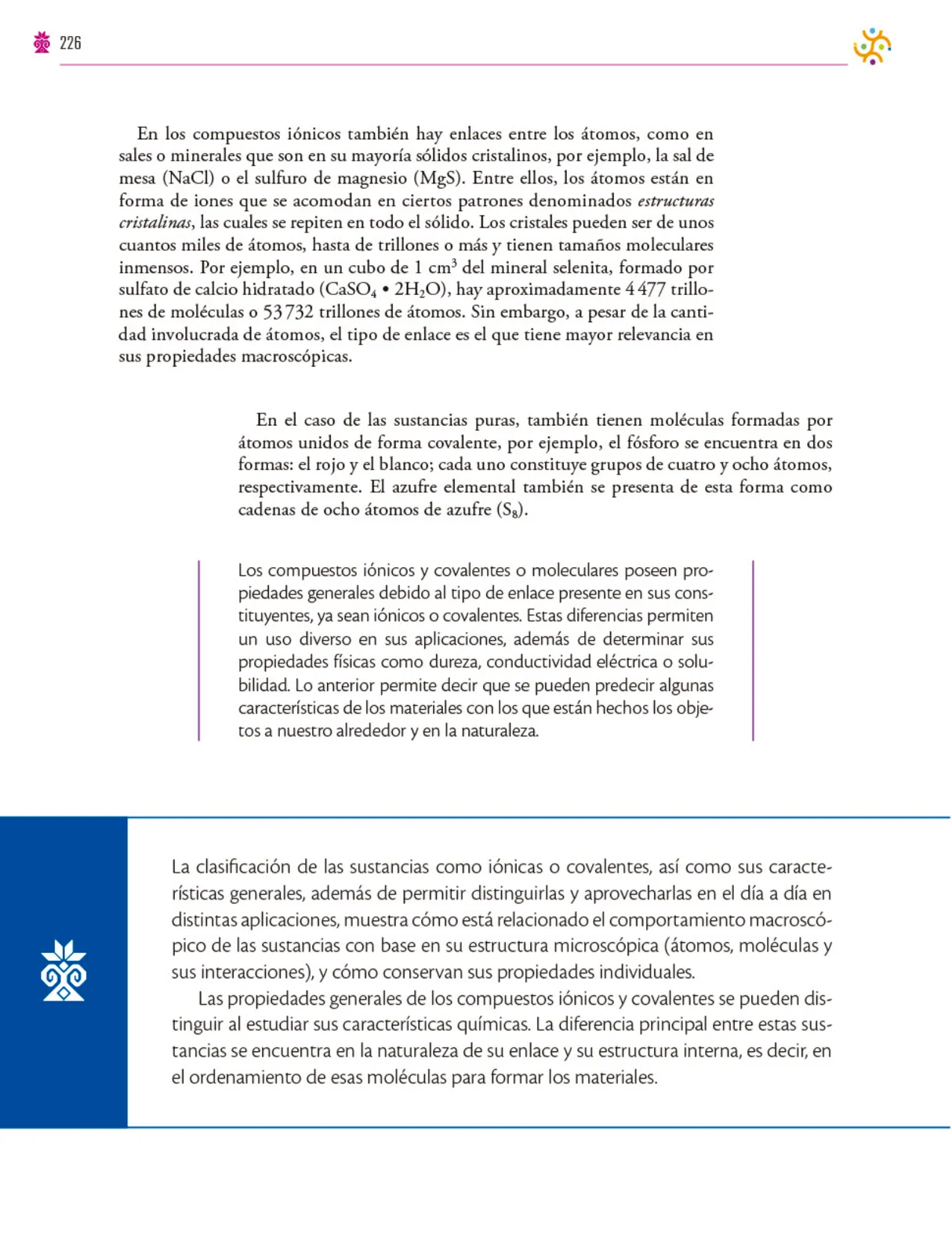 Página 227 de Colección Nanahuatzin. Saberes y pensamiento científico.   Libro de Educación Secundaria Grado 3°  Ciclo Escolar 2025 - 2026