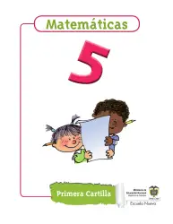 Portada de Matematica 5° · Cartilla 01