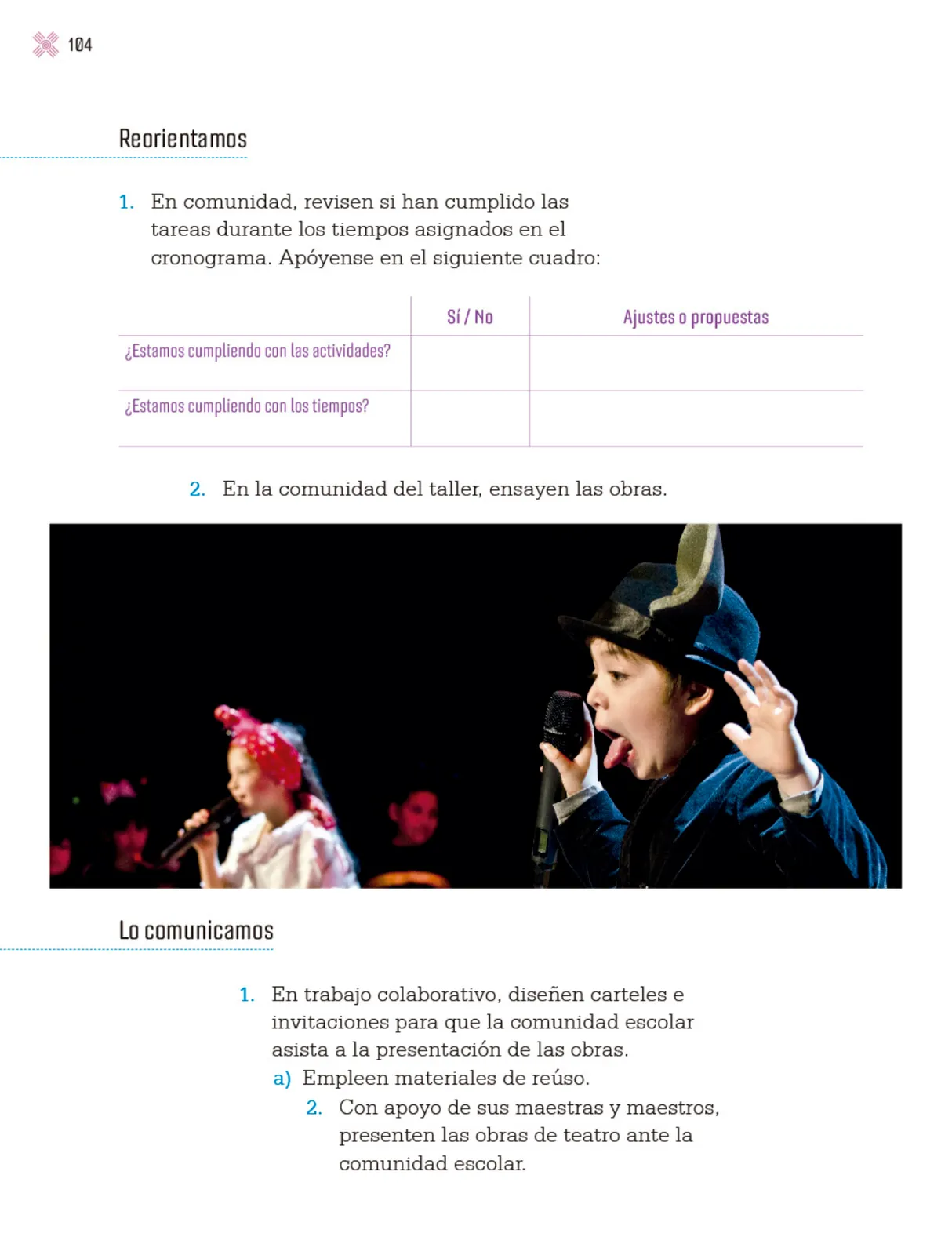 Página 107 de Proyectos Escolares.   Libro de Educación Primaria Grado 4°  Ciclo Escolar 2025 - 2026