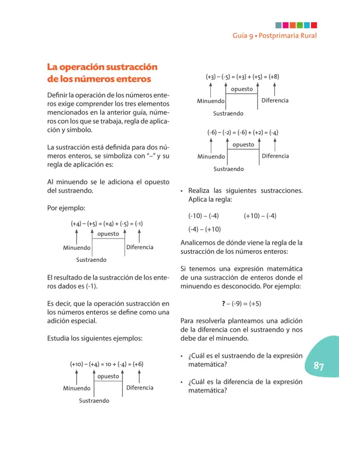 Página 88 de Matematica 6° · Postprimaria