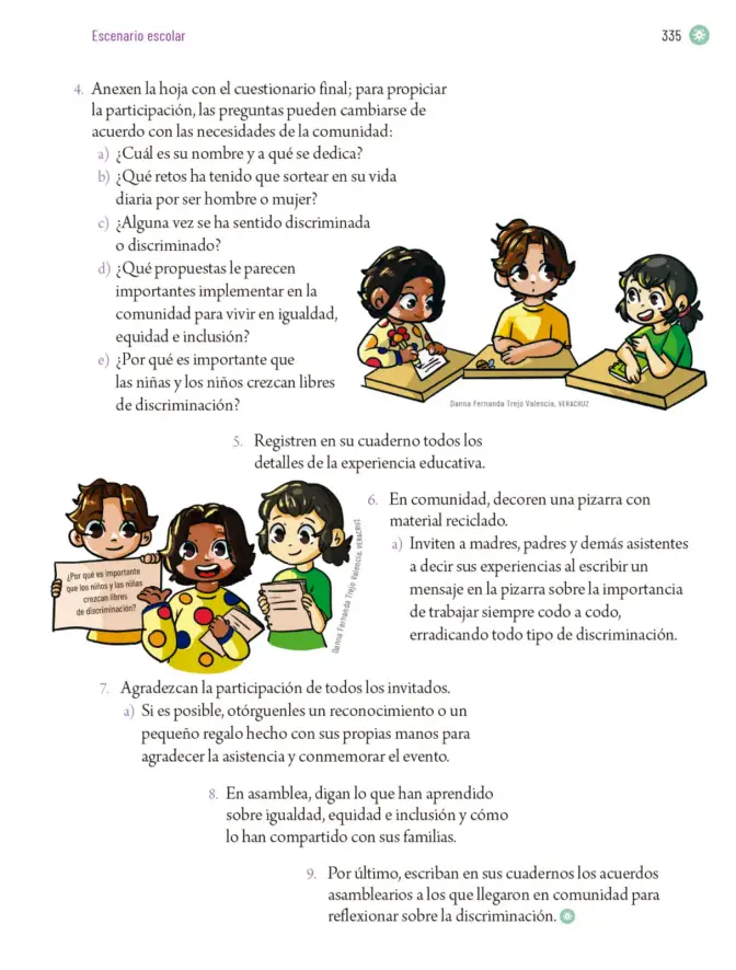 Página 338 de Proyectos Escolares. Libro de Educación Primaria Grado 6° Ciclo Escolar 2025 - 2026