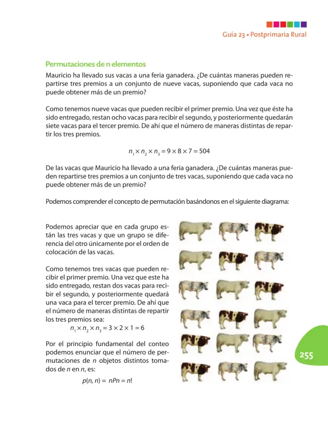 Página 256 de Matematica 8° · Postprimaria