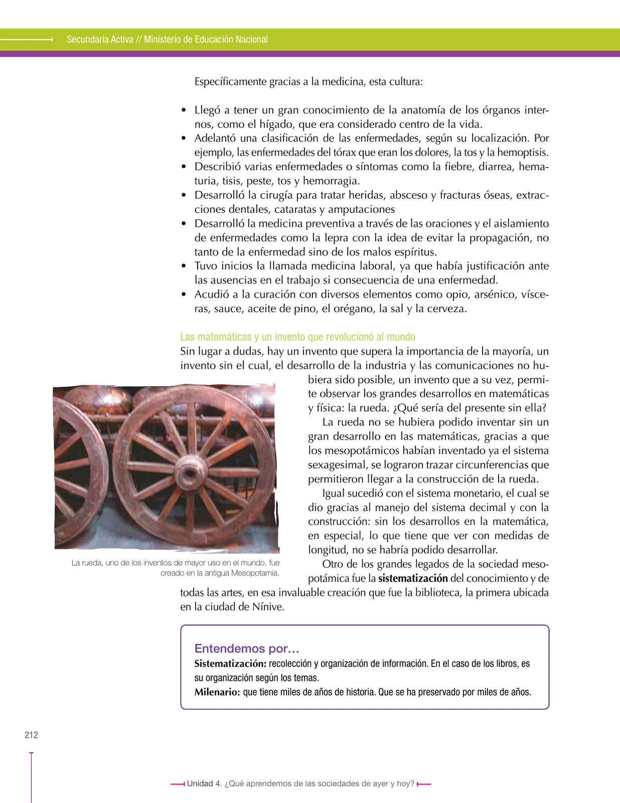 Miniatura página 212 de Ciencias Sociales 6° · Secundaria Activa