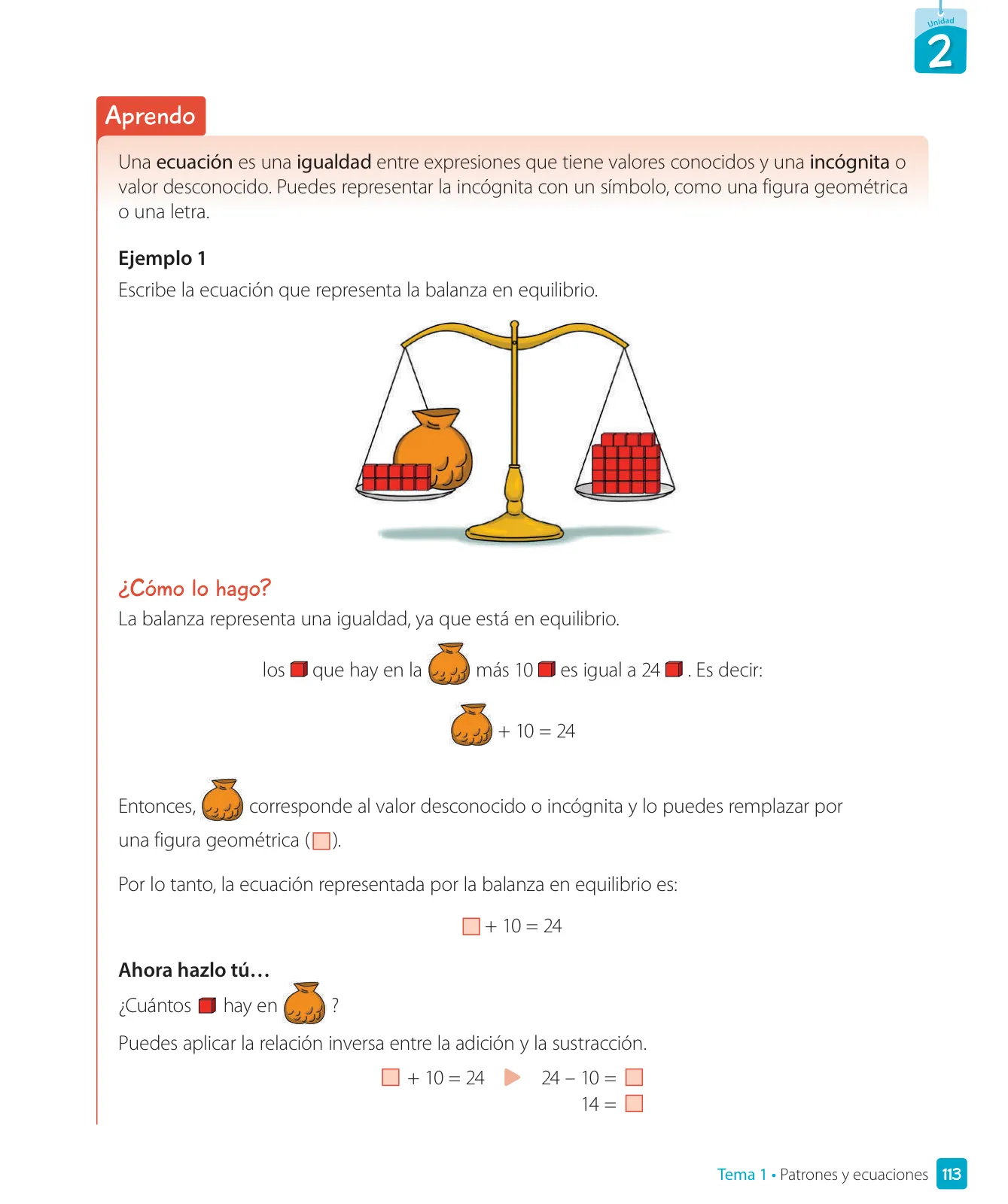 Página 115 de Matemática – Tercero Básico | Texto del Estudiante MINEDUC – Descargar PDF · 2024