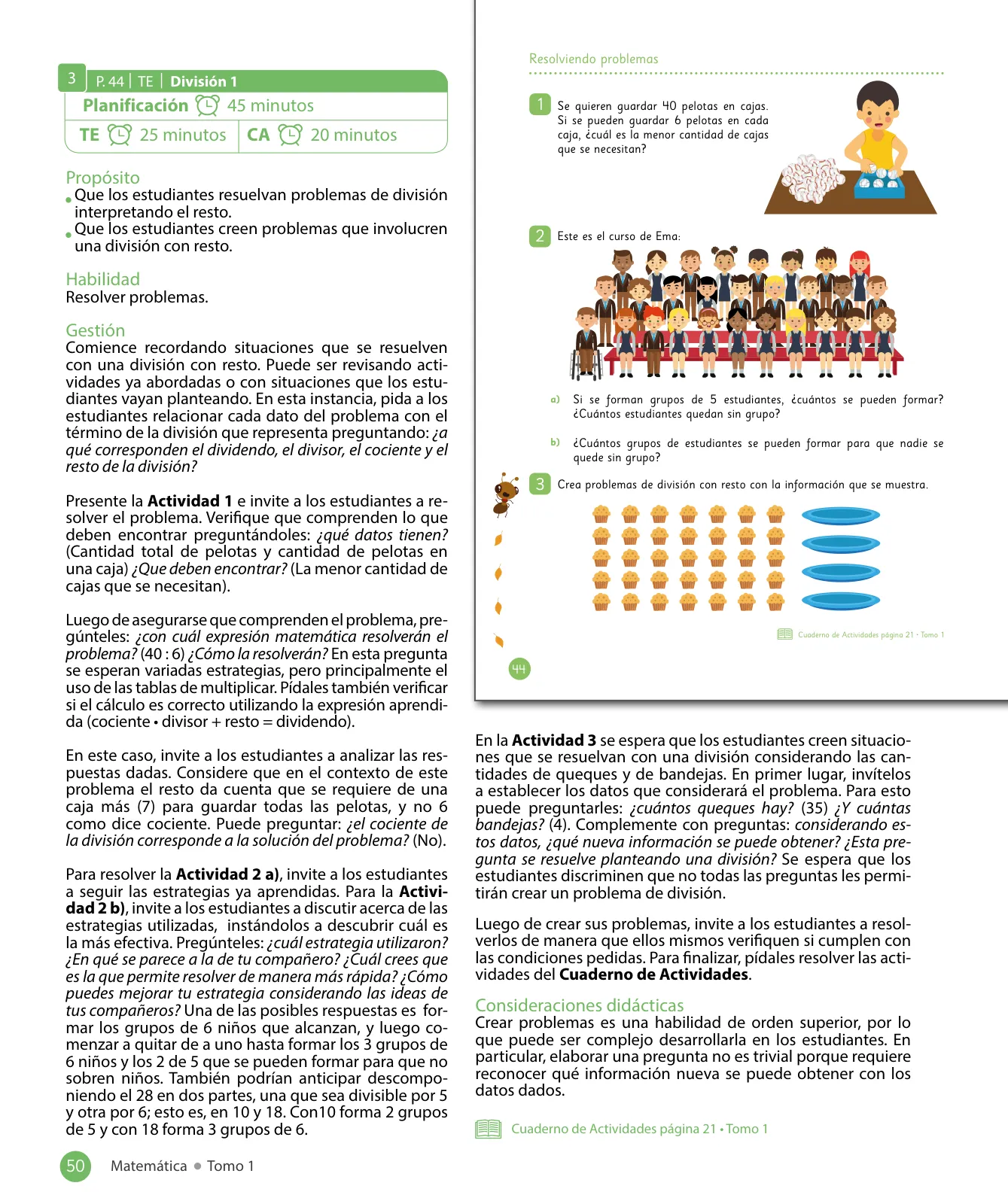 Página 52 de Sumo Primero – Quinto Básico | Texto del Estudiante MINEDUC – Descargar PDF · 2024