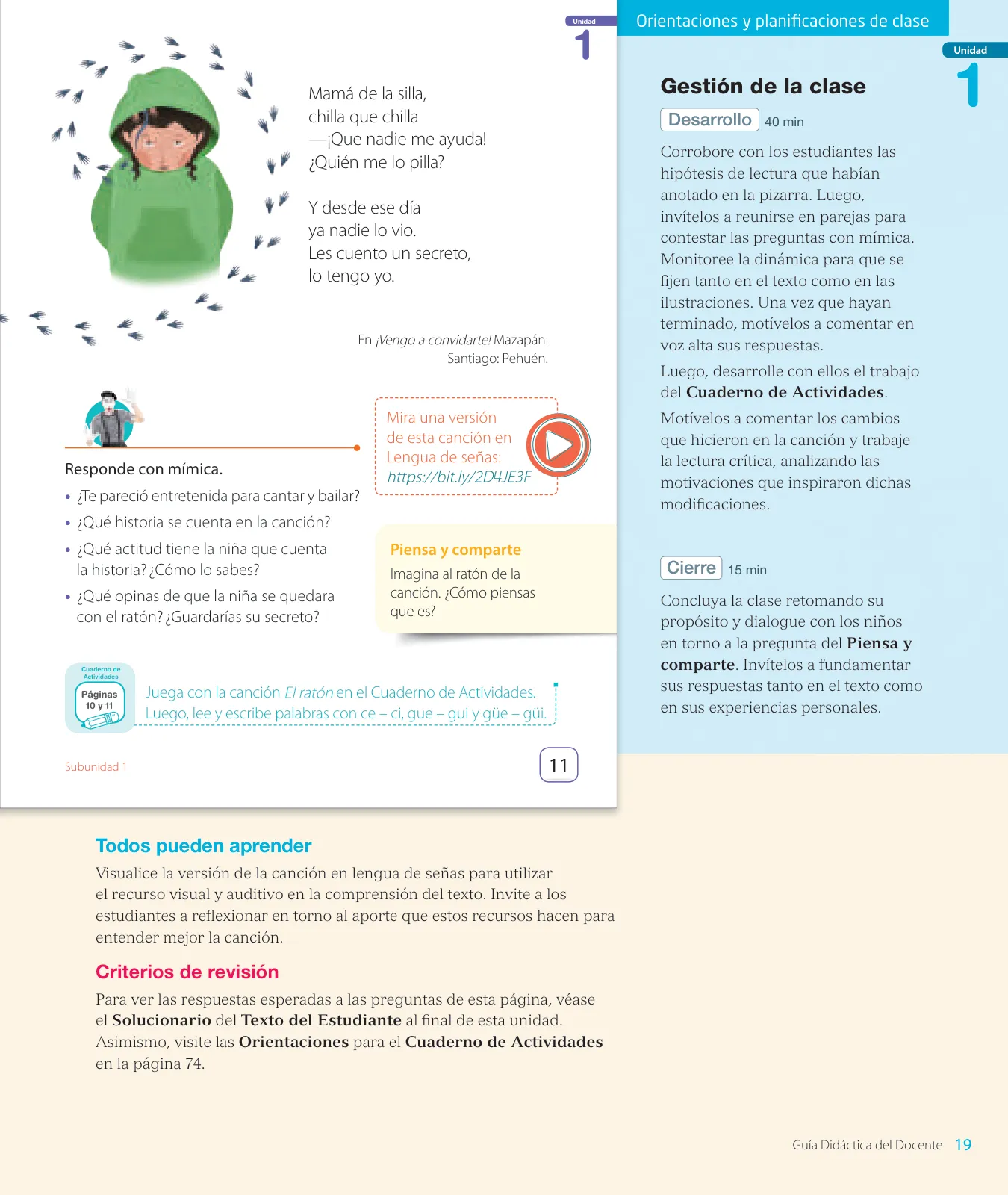 Página 21 de Lenguaje y Comunicación – Segundo Básico – Texto del Estudiante MINEDUC – Descargar PDF · 2024