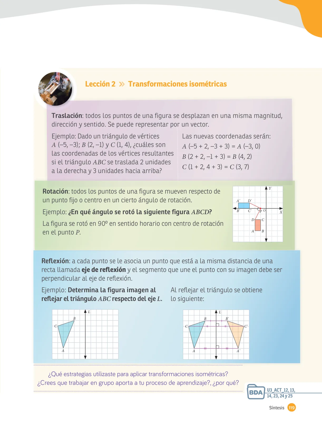Página 121 de Matemática – Octavo Básico | Texto del Estudiante MINEDUC – Descargar PDF · 2024