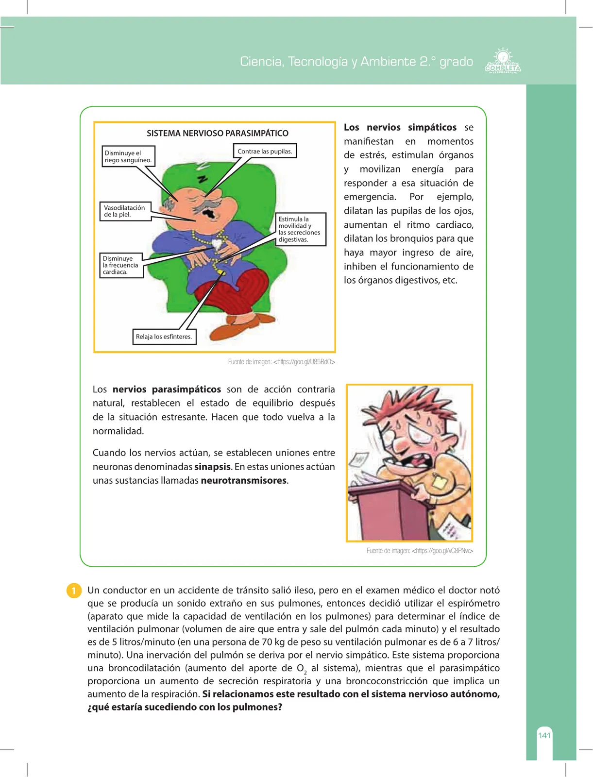 Página 141 de Ciencia, Tecnología y Ambiente 2 : cuaderno de reforzamiento pedagógico - JEC · 2016
