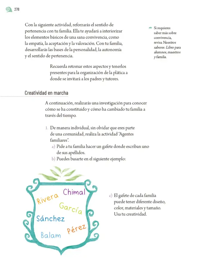 Página 281 de Proyectos de Aula. Libro de Educación Primaria Grado 6° Ciclo Escolar 2025 - 2026