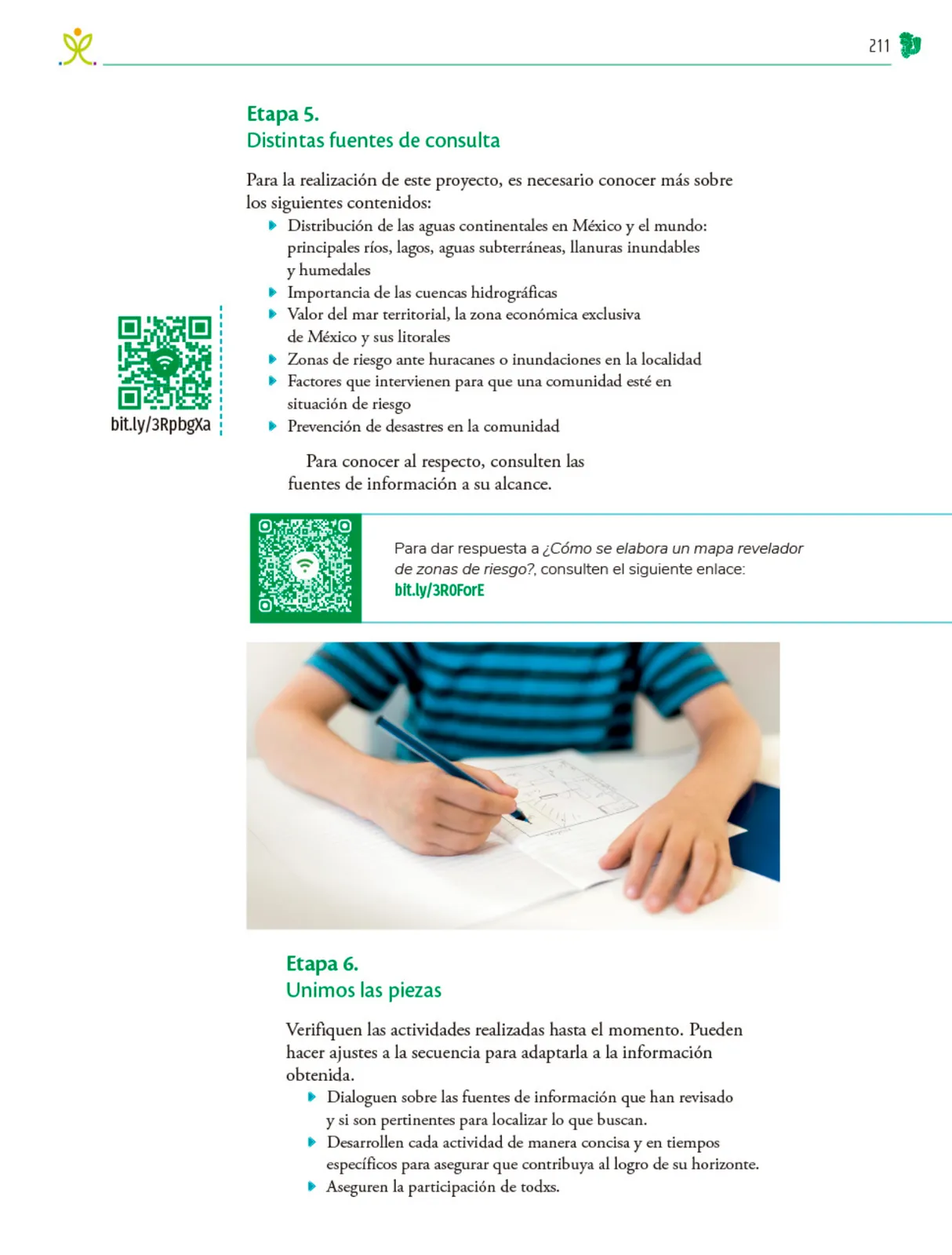 Miniatura página 212 de Colección Ximhai. Nuestro libro de Proyectos. Tomo I.   Libro de Educación Telesecundaria Grado 1°  Ciclo Escolar 2025 - 2026