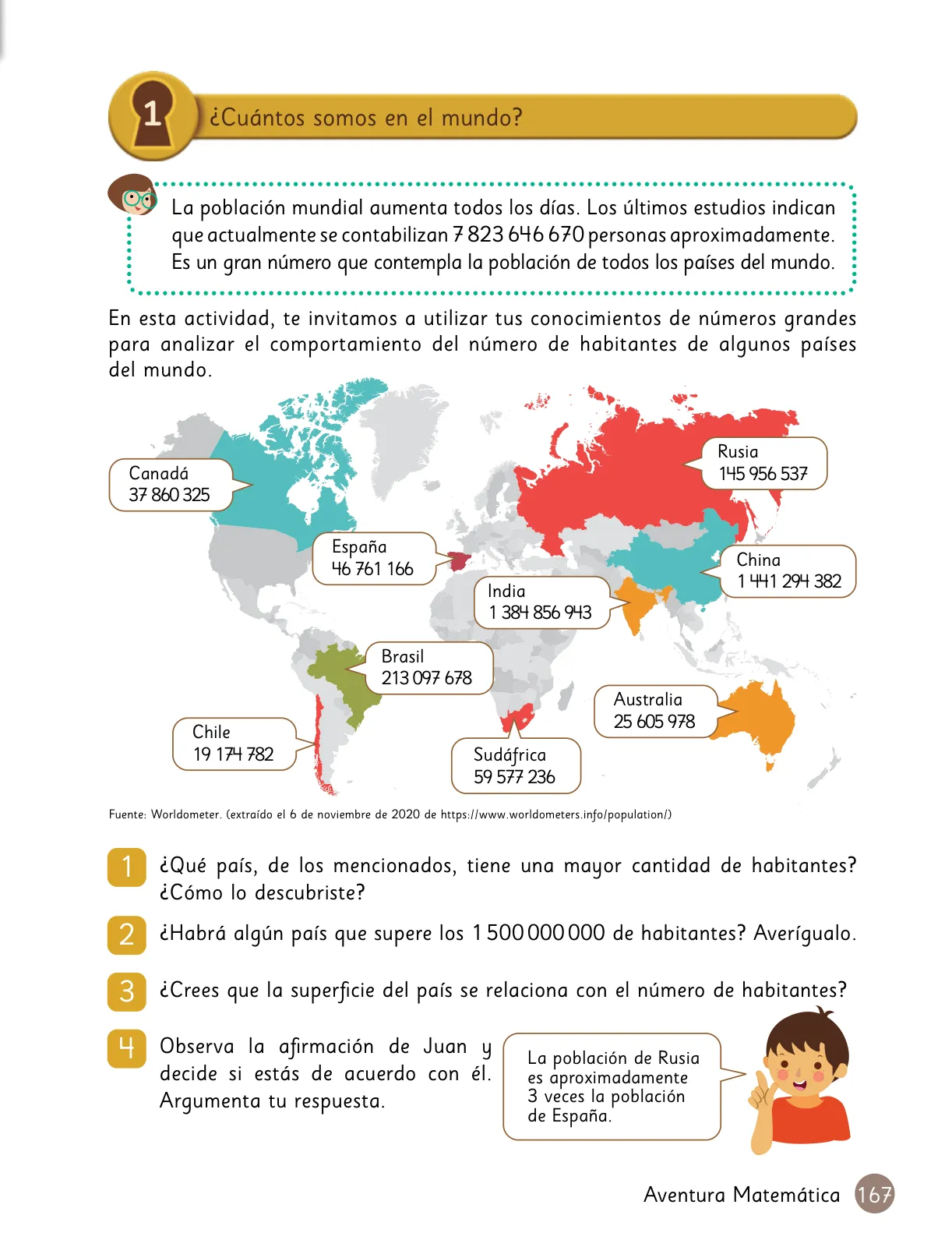 Miniatura página 168 de Sumo Primero – Quinto Básico | Texto del Estudiante MINEDUC – Descargar PDF · 2024