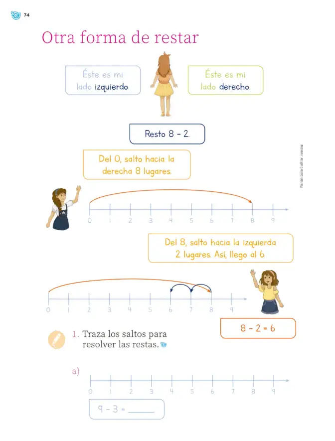 Página 75 de Múltiples lenguajes. Trazos y números. Libro de Educación Primaria Grado 1° Ciclo Escolar 2025 - 2026