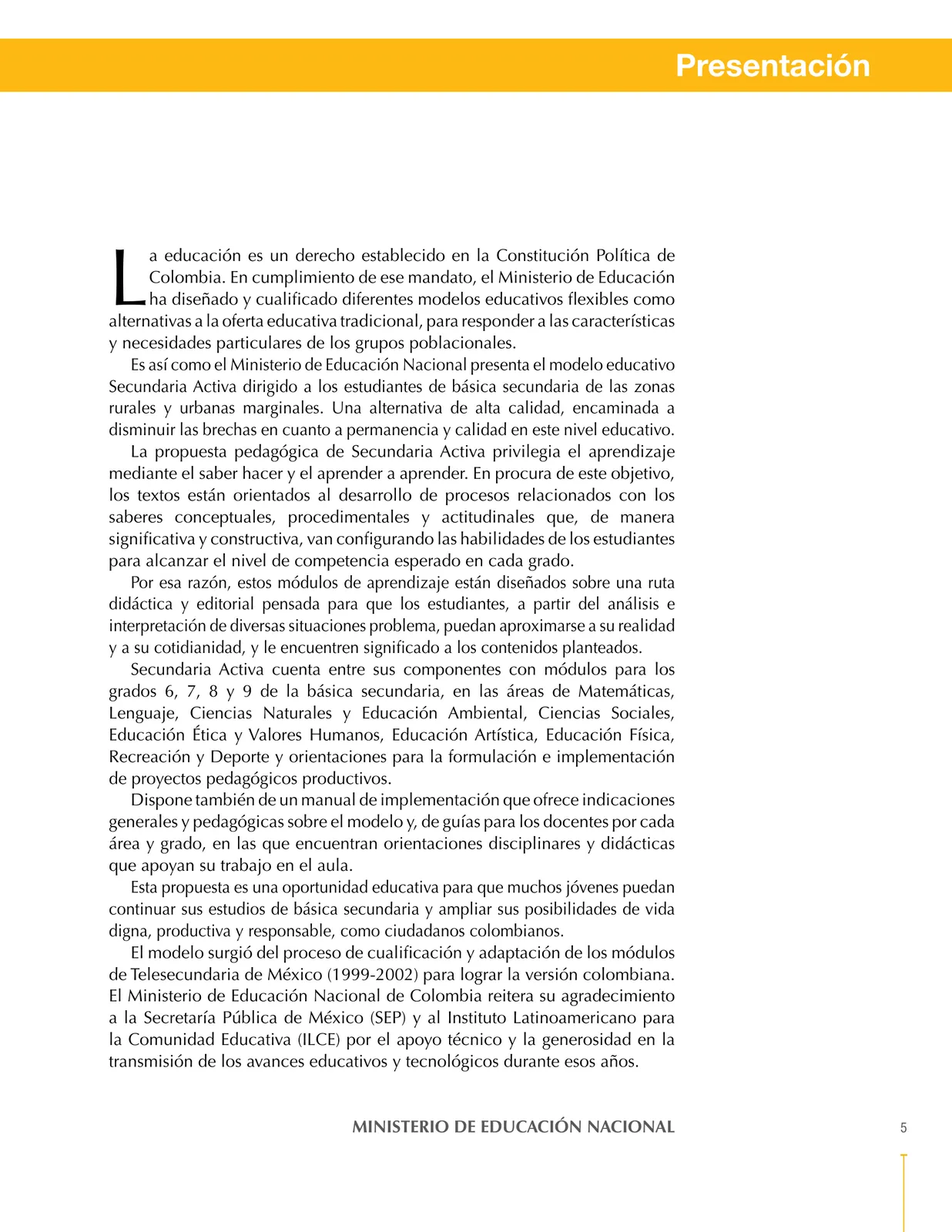 Miniatura página 5 de Matematica 6° · Secundaria Activa