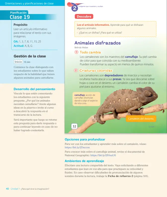 Página 42 de Lenguaje y Comunicación – Segundo Básico – Texto del Estudiante MINEDUC – Descargar PDF · 2024