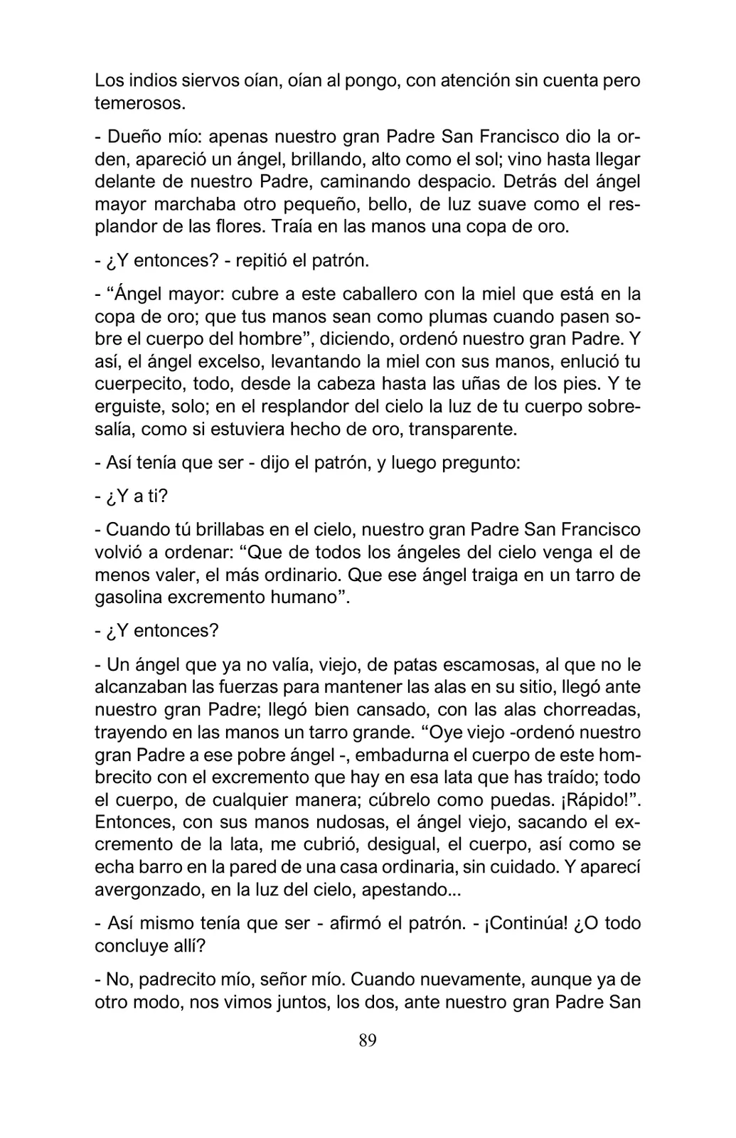 Página 89 de Arguedas, entre el fuego y el amor : textos seleccionados para estudiantes de Educación Básica · 2021