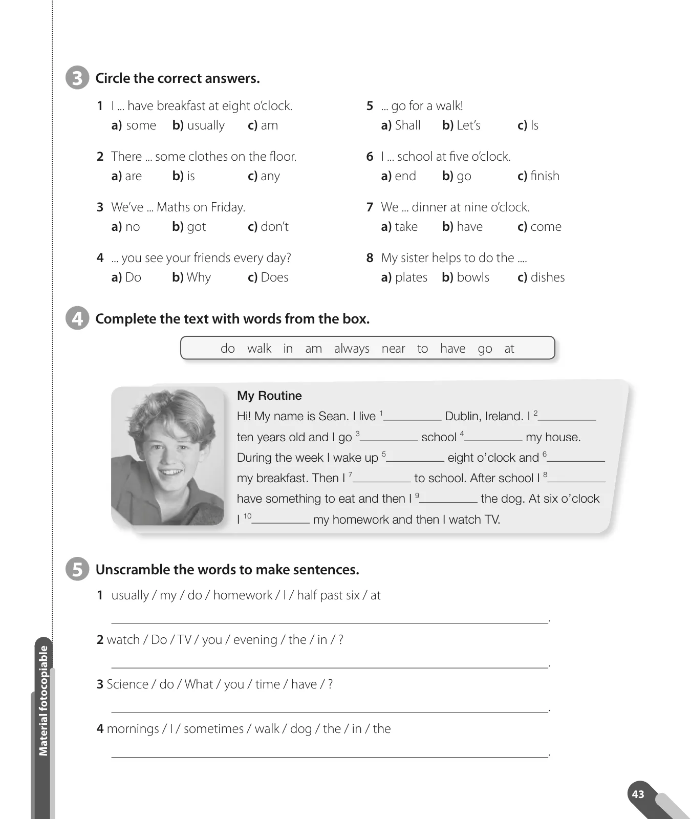 Miniatura página 45 de Inglés – Quinto Básico | Texto del Estudiante MINEDUC – Descargar PDF · 2024