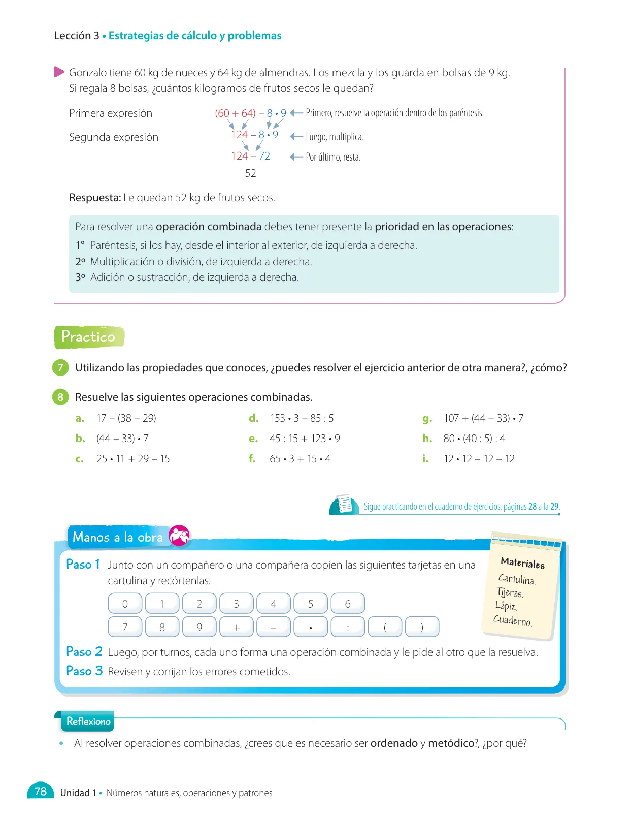 Página 144 de Matemática – Quinto Básico | Texto del Estudiante MINEDUC – Descargar PDF · 2024