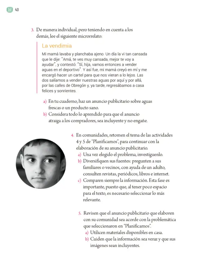Página 43 de Proyectos Comunitarios. Libro de Educación Primaria Grado 5° Ciclo Escolar 2025 - 2026