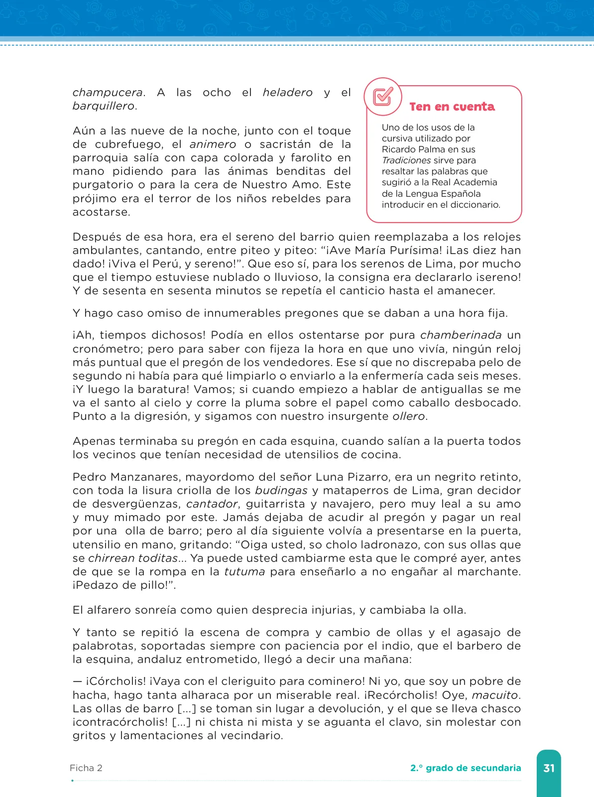 Miniatura página 33 de Fichas de aprendizaje de Comunicación 2 · 2024