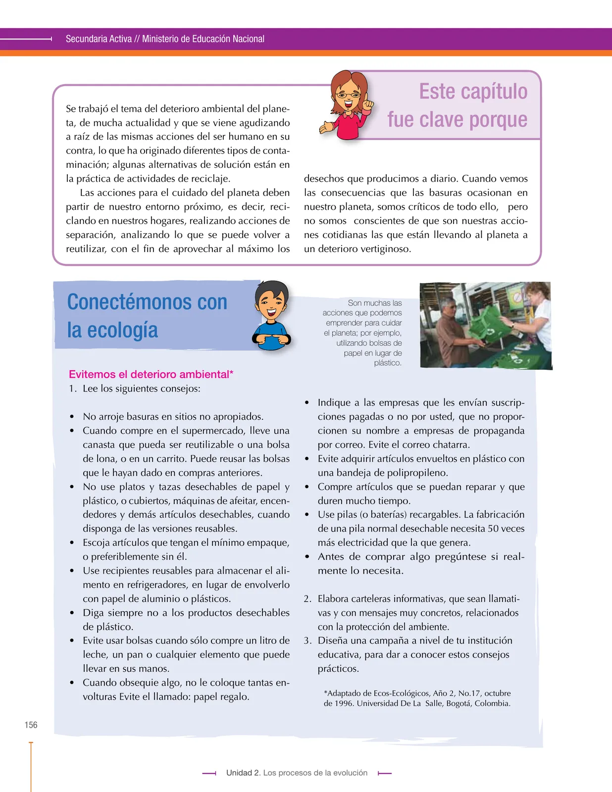 Página 156 de Ciencias Naturales 9° · Secundaria Activa