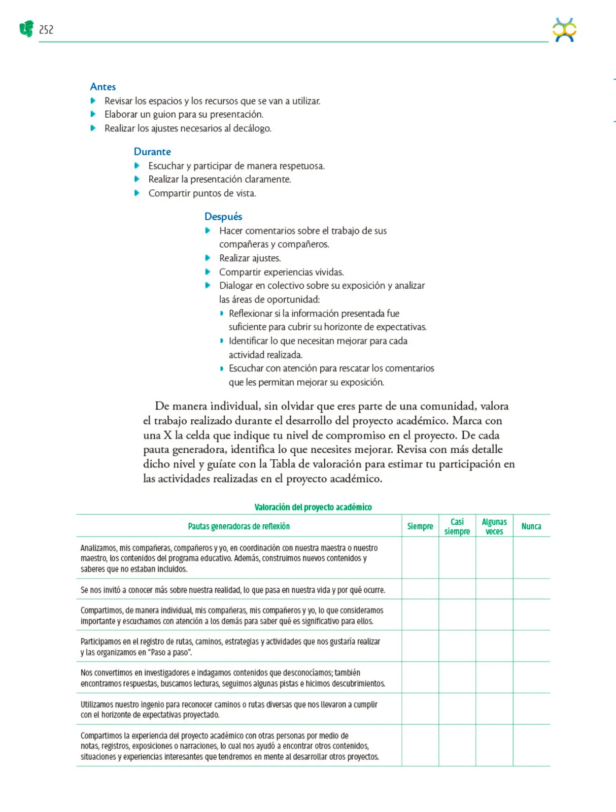 Miniatura página 253 de Colección Nanahuatzin. Nuestro libro de Proyectos.  Tomo III.  Libro de Educación Telesecundaria Grado 3°  Ciclo Escolar 2025 - 2026