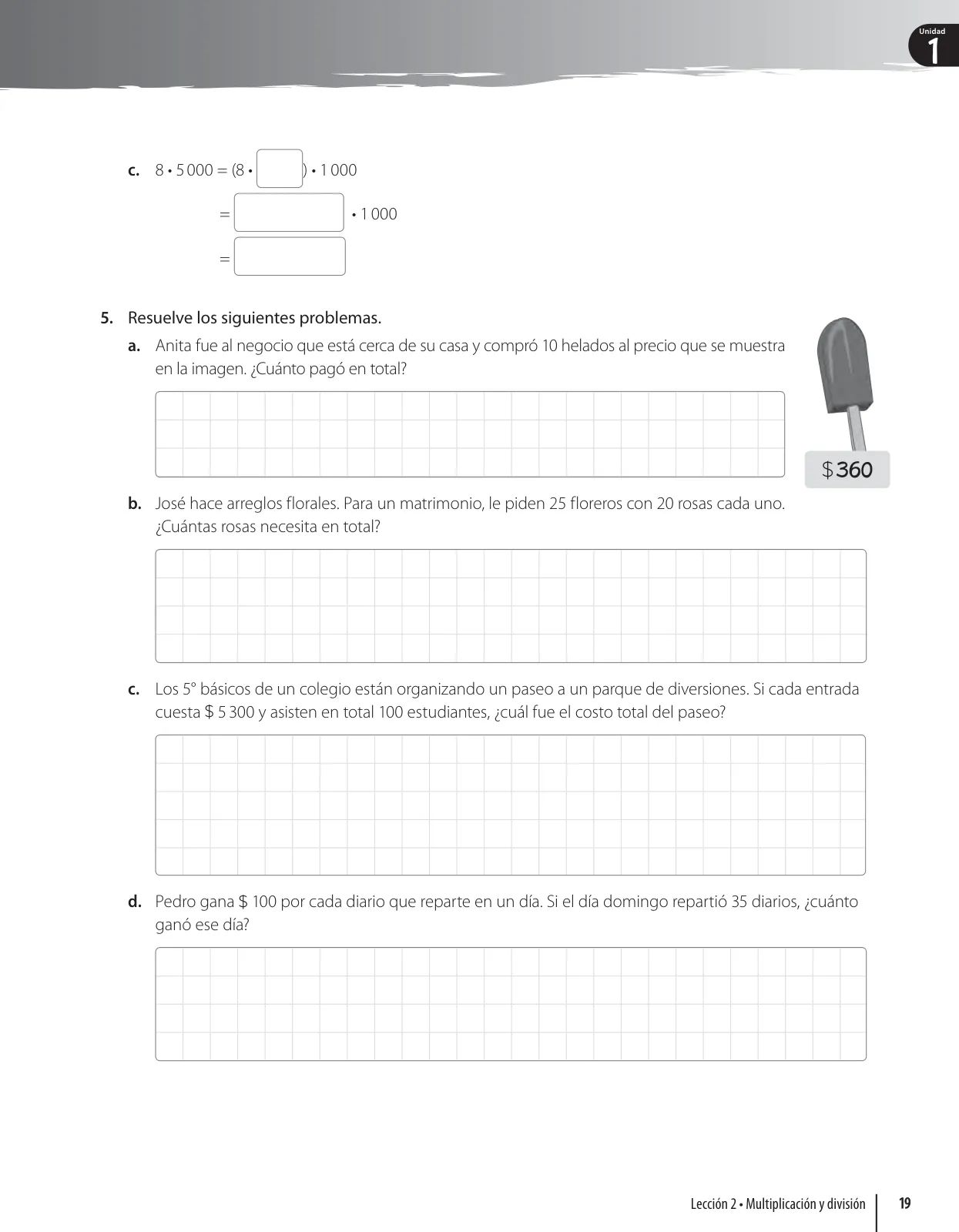 Página 21 de Matemática – Quinto Básico | Texto del Estudiante MINEDUC – Descargar PDF · 2024