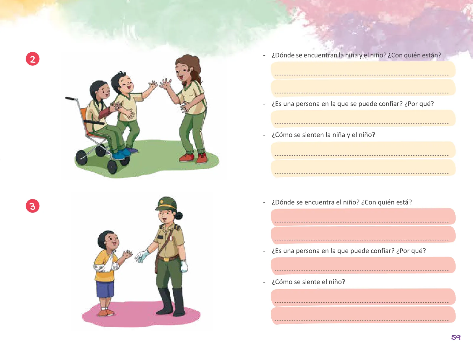 Miniatura página 61 de Cuadernillo de Tutoría 4 : cuarto grado de Educación Primaria · 2021